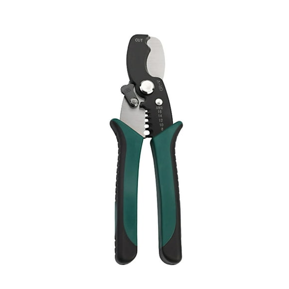 Wire Stripper 8/ 10/ 12/ 14/ 16 AWG Multifunction Wire Stripping & Cutting Tool Cable
