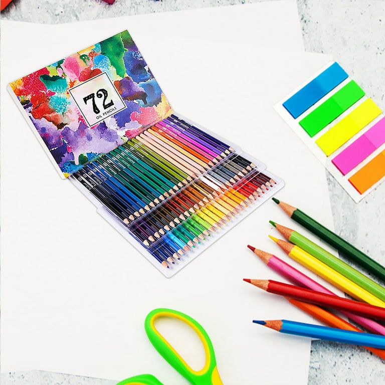 Brutfuner Art Professional Colored Pencils 180 Colors Watercolor/Oil Pencil  Sketch Drawing Color Pencil Pen Set Art Supplies