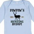 thumbnail image 4 of Inktastic Pawpaw Hunting Buddy Bow Hunter Boys or Girls Long Sleeve Baby Bodysuit, 4 of 5