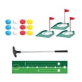 thumbnail image 2 of Juego de golf para niños, tapete de putting, juego portátil, regalo para golfistas, entrenamiento de golf con pelotas para el patio trasero, familia,, 2 of 8