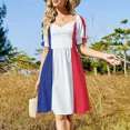 thumbnail image 3 of French Flag Sleeveless Dress birthday dress for women luxury 2024 elegant party dress for women 2024 wedding dresses for parties, 3 of 7