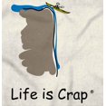 thumbnail image 2 of Kayaking Falling Waterfall Cynical Men's Graphic T Shirt Tees Brisco Brands S, 2 of 6