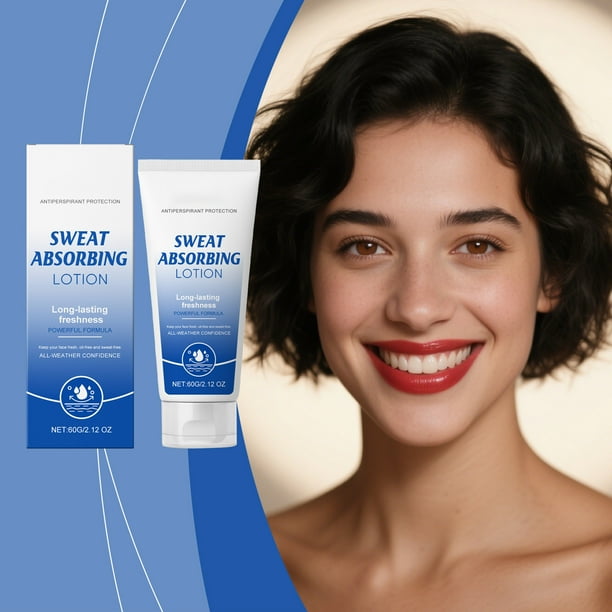 Cremas y humectantes antitranspirantes faciales: bloquea el sudor en la frente, el rostro, el cuero cabelludo y las mejillas. Reduce la sudoración. Apto para hombres y mujeres.