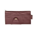 thumbnail image 2 of Car Sun Visor Organizer with 9 Pockets, PU Leather Storage Bag for Sunglasses, Cards, Pens, Phone & Documents - Universal Vehicle Accessory, 2 of 2