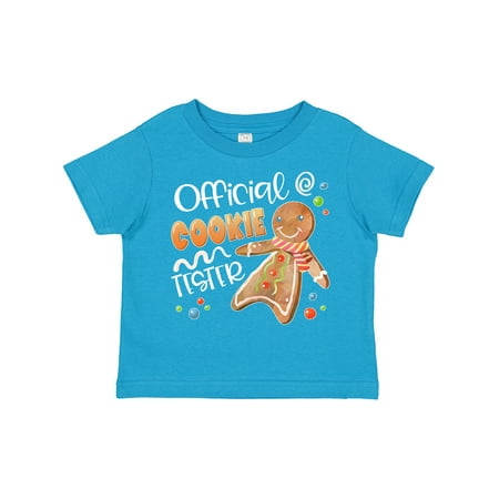 

Inktastic Official Cookie Tester Cute Gingerbread Gift Toddler Boy or Toddler Girl T-Shirt