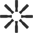 thumbnail image 3 of Milisten 8Pcs Black PVC Plastic Handle Replacement Set for Table Soccer Games and Prevent Hands Slipping, 3 of 8