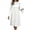 White, variant on Long Sleeve Fall Winter Dresses for Women V Neck Button Down A Line Swing Casual Knit Sweater Dress Gray XL