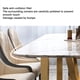 thumbnail image 5 of Light Luxury Dining Table Modern Minimalist Nordic Wall Rectangular Table Desk Center Salon Mesa De Jantar Home Furniture GM My Lux Decor Round, 5 of 16