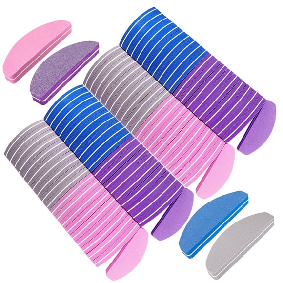 Amortiguadores de uñas GigaGround, 80 unidades, doble cara, grano 100/180
