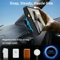 thumbnail image 2 of Dteck Magnetic Case for Samsung Galaxy S25 Ultra,Shockproof TPU+PC Anti-Slip Compatible with Mag Safe Case Adjustable Kickstand Frosted Translucent Matte Phone Cover,Black, 2 of 6