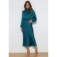 thumbnail image 1 of Vestido elegante de satén para mujer, vestido de cóctel, vestidos de fiesta, vestidos largos., 1 of 7