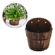 thumbnail image 5 of Maceta de barril clásica, maceta de flores, decoración de jardín, de flores para colgar en , maceta pequeña creativa para hierbas S shamjiam macetas, 5 of 8