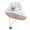 Beige, variant on Kids Solar Fan Hat Summer Beach Trips Cap With Built In USB Charging Fan Outdoor Wide Brim Garden Hats UPF 50+ Cute Breathable Practical 3