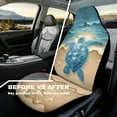 thumbnail image 4 of Yuyamidu Sea Turtle Car Front Seat Covers 2 pcs Set Vehicle Seat Protective Covers, Fit Most Cars, Sedan, Truck, SUV,Van, 4 of 7