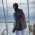 thumbnail image 5 of Pyhlmscde Cardigan Sweaters for Women Women American Flag Cardigan Sweaters Y2k Long Sleeve Open Front Button Down Cardigans USA Flag Knitwear,American Flag Sweater, Flag Sweaters for Women, 5 of 7