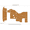 Brown over Black, variant on For 2008-2009 Bayliner 340 Durable EVA Foam Boat Decking Non-Slip Marine Flooring Mat