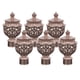 thumbnail image 3 of 6 piezas de tapón para cabeza de barra de cortina, remates para barra de cortina, accesorios decorativos para barra de cortina Como se describe, 3 of 5