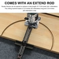 thumbnail image 4 of Router Milling Groove Bracket, Accurate Quick Positioning Multifunctional Easy To Use Router Circle Cutting Jig Adjustable  for Woodworking Project, 4 of 7