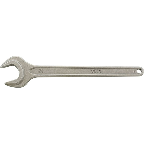 Stahlwille 40040410 Clé à Cordon Simple, en Alliage d'Acier avec Finition Grise, Design Arrondi sur le Manche, Angle Décalé de 15 Degrés, Acier Spécial, Taille 41 mm, L. 335 mm