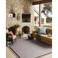 thumbnail image 3 of Indoor Outdoor Rug 8x10, Reversible, Loloi Easton Dove / Coffee (7'10" x 10'), 3 of 7