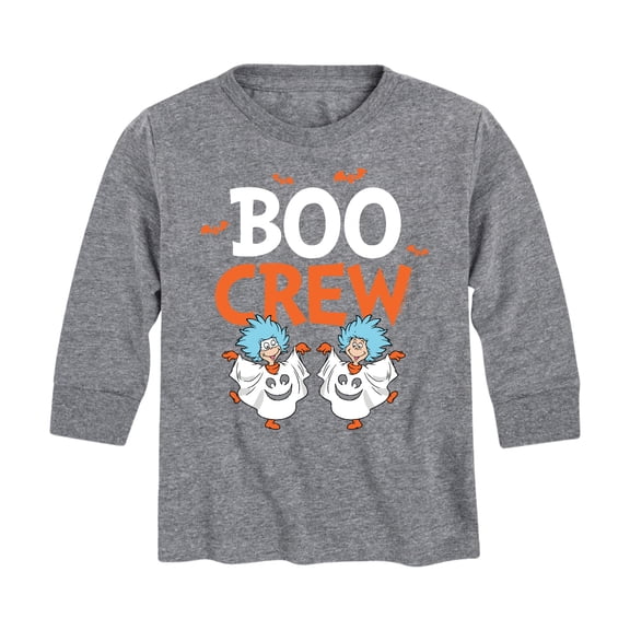 Dr. Seuss - Boo Crew Thing 1 and 2 - Toddler And Youth Long Sleeve Graphic T-Shirt