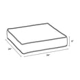 thumbnail image 4 of Arden Selections ProFoam Performance Outdoor Deep Seat Cushion 24 x 24, Sand Cream, 4 of 13