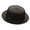 Black, variant on Toddler Kids Straw Bucket Hat with Bowknot Wide Brim Breathable Roll Up Sun Hat for Boys Girls Beach