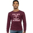 thumbnail image 2 of Go All Out Oh My Josh Long Sleeve T-Shirt Mens, 2 of 3