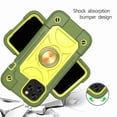 thumbnail image 4 of Dteck For iPhone 12 Pro Max Ring Stand Heavy Duty Slim Shockproof Hybrid Rugged Drop Protective Cover, Avocado, 4 of 8