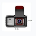thumbnail image 2 of Kieccall 1080P WiFi Car Dash Cam - Front/Rear Dual Lens with Starlight Night Vision, Motion Detection & 24h Parking Monitor + G-Sensor, 2 of 7