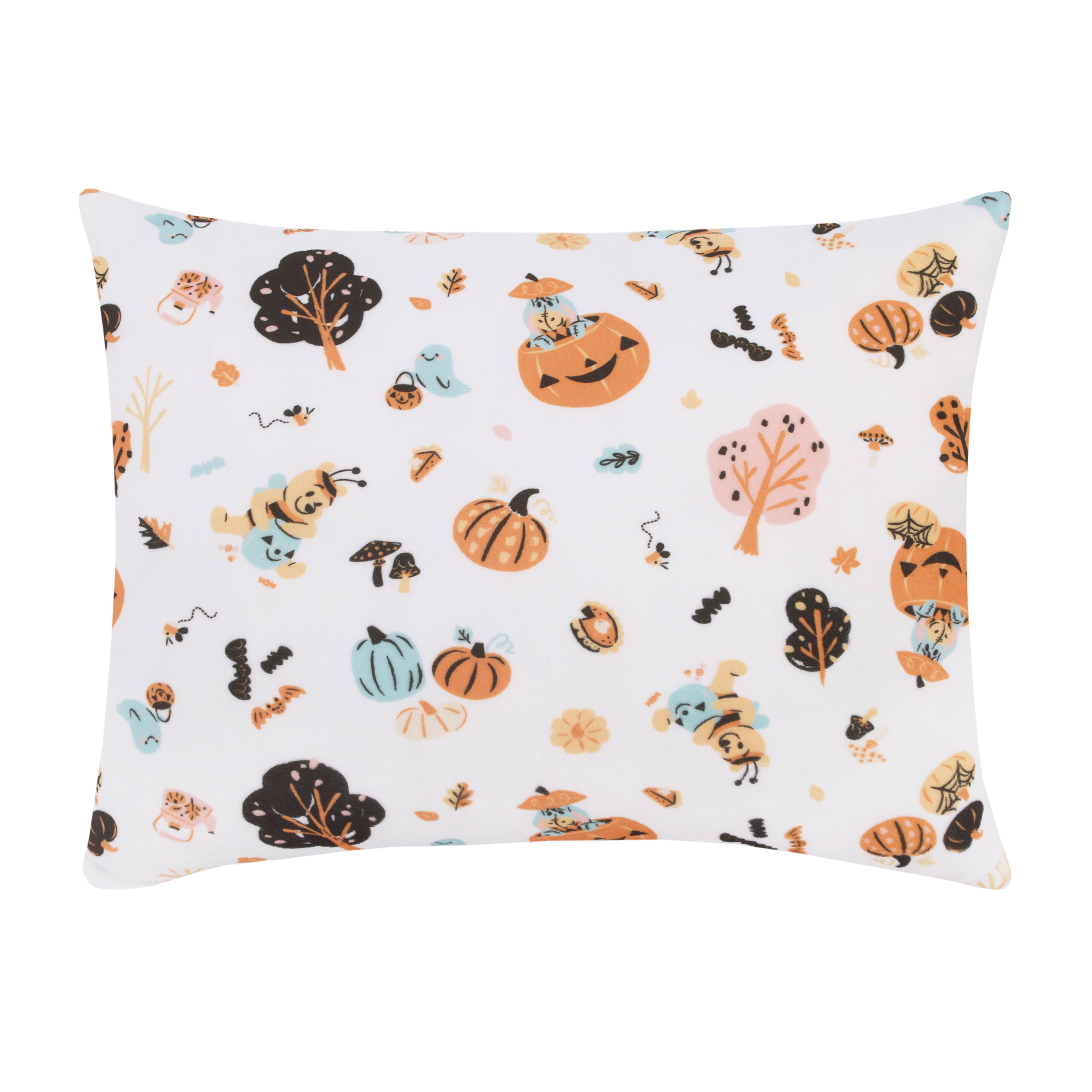 Disney Winnie The Pooh Squishy Toddler Pillow, 15x12", Aqua, Rectangular Shape, Halloween, 1 count