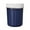 Blue, variant on PPgejGEK Open Top Garbage Bin without Lid for Office Hotel Household, 27.5x21x21cm/10.82x8.27x8.27in, for Living Room Kitchen Bathroom
