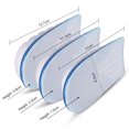 thumbnail image 4 of 1 Pair Heel Lift Inserts Height Increase Insole Soft Breathable Invisible Design Sillicone Foot Support, 4 of 9