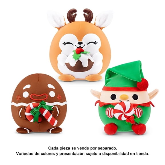 Peluche Zuru Snackles de 20 cm Navidad Varios Modelos 1 Pieza
