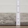 thumbnail image 5 of Addison Rugs Emporium 3'3" x 5'1" Striped Microfiber Area Rug in Gray, 5 of 7