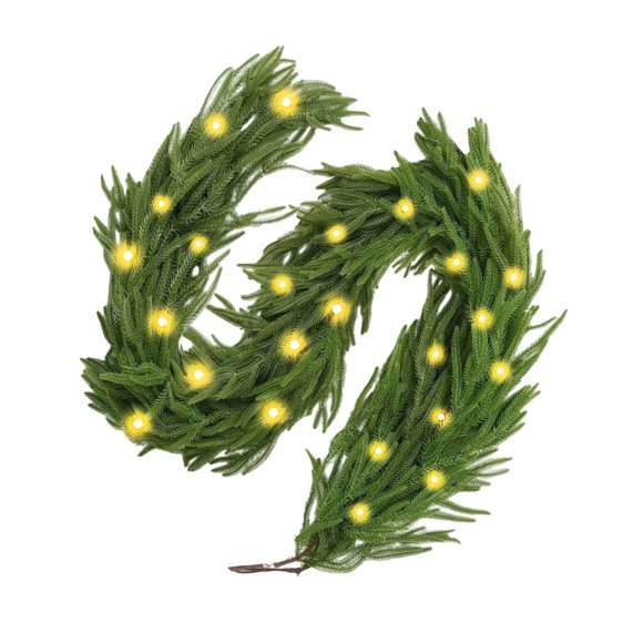 Flexible Vine with Warm White LED Lights for Indoor and Outdoor Home Wedding Party Holiday Decoration