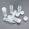 thumbnail image 3 of Qarigey Tubo de muestra de plástico de color transparente 100x con tapa, fácil de limpiar y respetuoso con el medio ambiente, práctico Cuentagotas de vidrio y botellas, 3 of 6