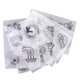 thumbnail image 5 of 6 Piezas Surtido Patrón Encogible Pelícu Encogible Papel Decoración De Zulema Láminas termocontraíbles, 5 of 6