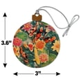 thumbnail image 6 of Koi Pond Fish Garden Pattern Wood Christmas Tree Holiday Ornament, 6 of 7