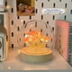 thumbnail image 5 of Luz nocturna de tulipán: lámpara de mesa hecha a mano, decoración de escritorio con tulipanes de vidrio de simulación para dormitorio, lámpara de noche, regalo de San Valentín para parejas d, 5 of 5