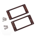 thumbnail image 1 of MasteelfCA Humbucker Pickup Mounting Rings: 2pcs Flat Bottom Neck Bridge Pickup Frame Mounting Ring Guitar Replacement, 1 of 8