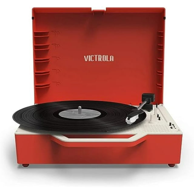 Tocadiscos Portatil Re-Spin - Rojo Victrola VSC-725SB-POR