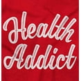 thumbnail image 2 of Health Addict Vegetarian Vegan Diet Unisex Plus Size Hoodie Brisco Brands 2X, 2 of 6