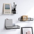 thumbnail image 4 of Iron Kitchen Bathroom Shower Shelf Storage Suction Basket Caddy Rack New, 4 of 9