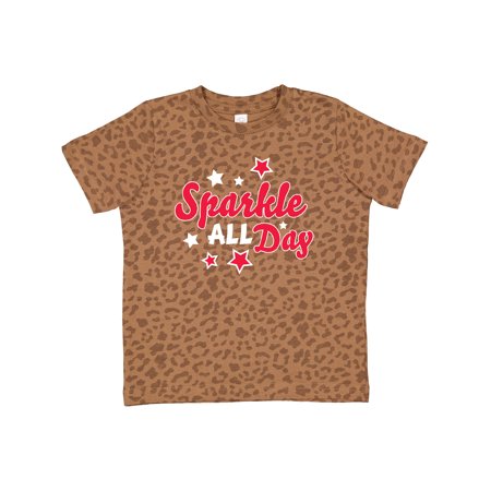 

Inktastic Sparkle All Day with Stars Gift Toddler Boy or Toddler Girl T-Shirt