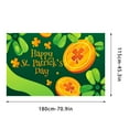 thumbnail image 2 of YOHAVEN St Patrick's Day Flags Banner, Double Printed Shamrocks Luck Green Yard Sign Poster Decorations for Garden Patio Home Party Irish Holiday Celebration, 2 of 4