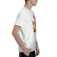 thumbnail image 3 of Mcdonald'S Men'S Basic Short Sleeve T-Shirt Fashionable White Small, 3 of 8