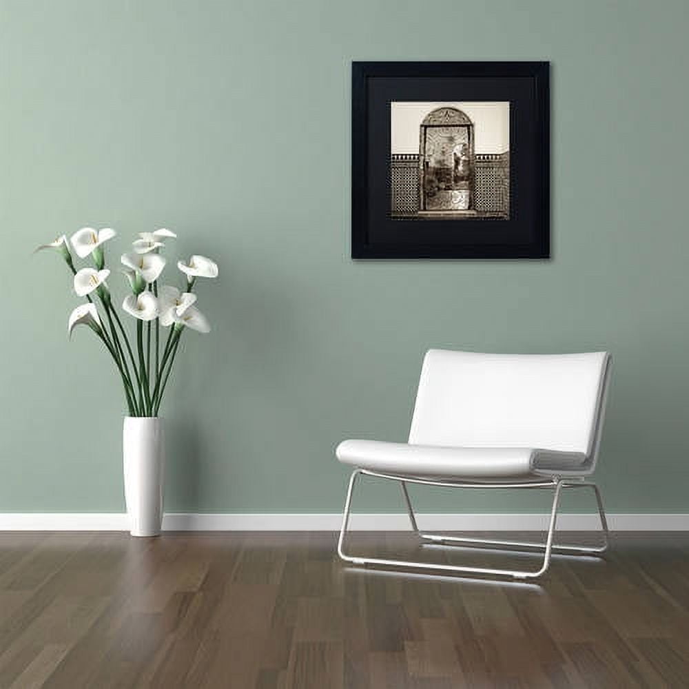 Trademark Fine Art "Cordoba I" Canvas Art by Alan Blaustein, Black Matte, Black Frame