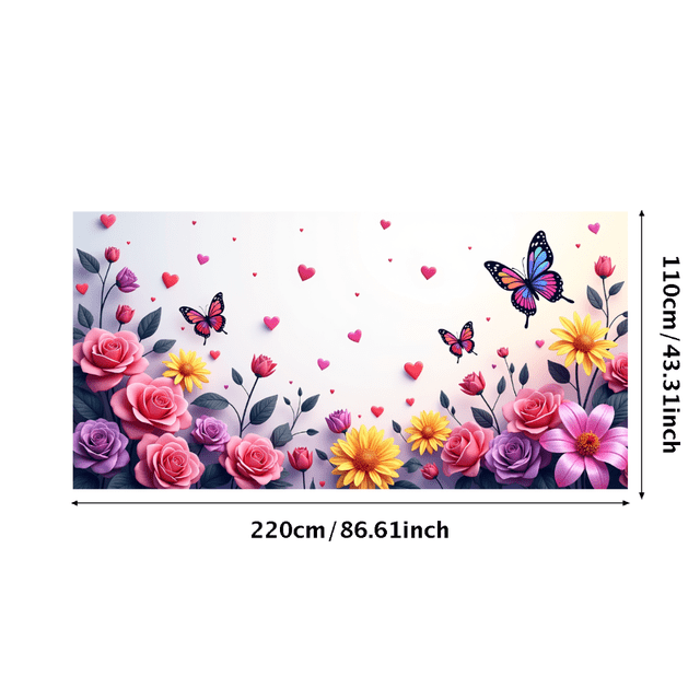 Cherry Blossom Spring Banners Wedding Background Festival Backdrop Banner Outdoor Event Photography Decoration Celebration