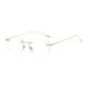 thumbnail image 1 of Gafas sin marco versátiles para adultos, modernas y ultraligeras. Oro, 1 of 9